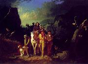 George Caleb Bingham Daniel Boone Escorting Settlers through the Cumberland Gap painting